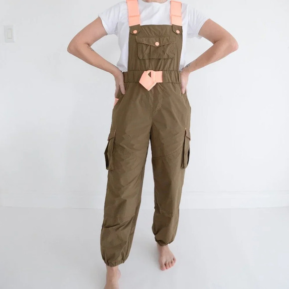 Free People  FP Movement Morning Meadow Onesie Jumpsuit Overalls Small - Picture 2 of 14